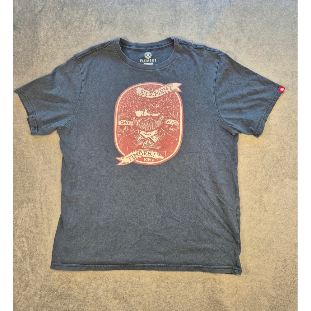 Element Skateboards T Shirt Mens XL Graphic Logo Tee Skate Streetwear Y2K Retro